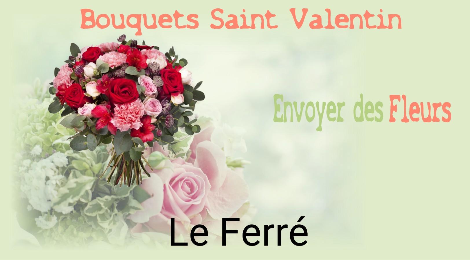 Roses de Saint-Valentin livrées à Le Ferré